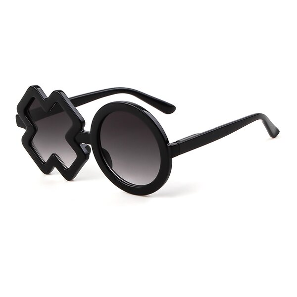 Sunglasses Manufacturer - New Cute Baby Comfortable Dazzling Round Frame Flower Petal Spring Legs Sunflower