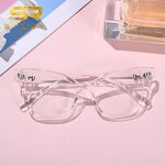 Glasses Manufacturer - Vintage TR90 Framle Cateye Anti Blue Light for Women 2023 Fashion Oversized Blocking Blue Light Female