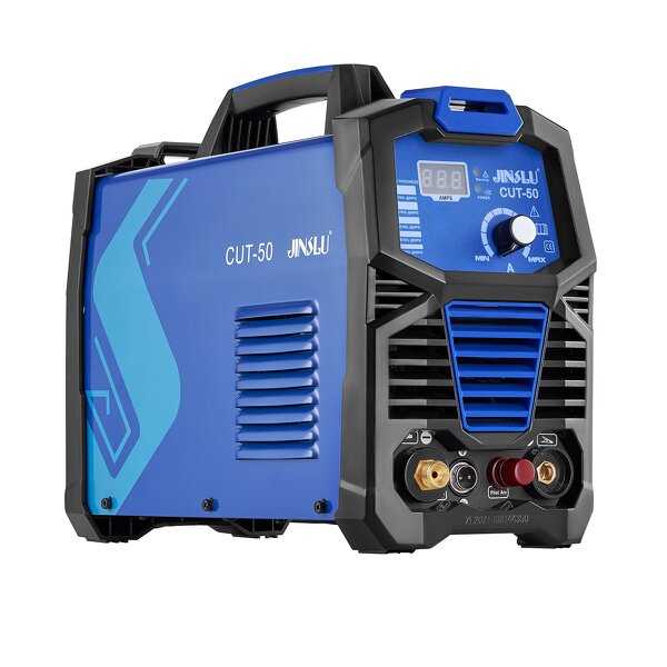 Plasma Cutting Machine Manufacturer - JINSLU CUT50 IGBT High Frequency Inverter Pilot Arc Welding Machine AG60 Torch Blue 220V