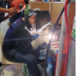 Welding Helmet Manufacturer - JINSLU AT172 Profesional Tig Mig Auto Darkening Digital Cap Lens Protection Automatic Big Scream