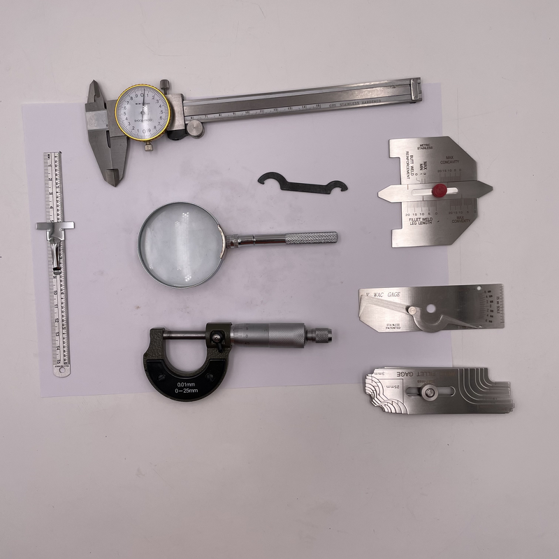 Welding Seam Measurement Tools Manufacturer - 7-Piece Combined Suit Metric Inspection Calipers Weld Measure Gauges