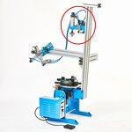 Welding Positioner Turntable Parts Manufacturer - Pneumatic Tailstock Air Power Tip Assemble Jacking Device Welding Rotate