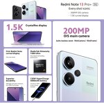 Smartphone Manufacturer - Xiaomi Redmi Note 13 PRO+ Plus 5G Original Unlocked AMOLED Octa Core 6.7