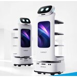 Food Delivery Robot Manufacturer - 2024 Factory New Arrival Wholesale Restaurant Hotel Robotic Waiter Intelligent Self Service