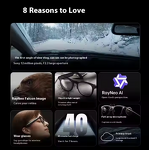 Smart Audio Glasses Manufacturer - Rayneo V3 Augmented Reality with 12MP Camera Quad-core 2+32GB IMOS 2.0 System 1.5mm Thick