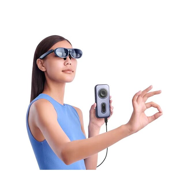 AR Smart Glasses Manufacturer - Rokid Max Pro Enterprise 3D Support 6DoF Gesture Recognition Spatial Computing SDK Studio Development