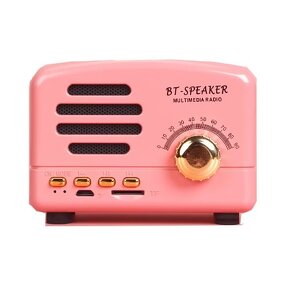Portable Speaker Manufacturer - Vintage Mini Retro with AM FM Radio Multi-Color Multi-functional