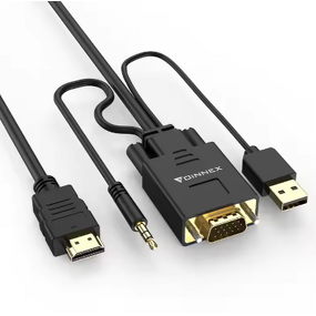 VGA to HDMI Cable Manufacturer - New Arrival High Definition Video Conversion Stereo Adapter for Computer TV Connection