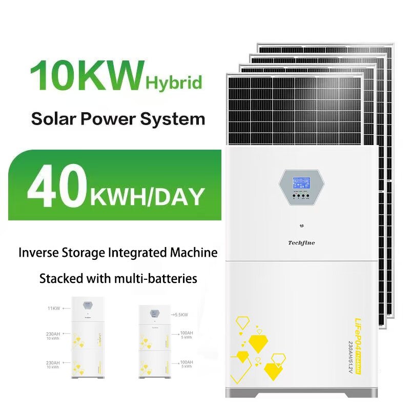 Solar Panels System Manufacturer - Wholesale Factory Complete Set 10KW Off Grid 5000 Watts Home Energy