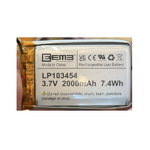 Lithium Battery - Manufacturer 3.7V 2000mAh 7.4Wh