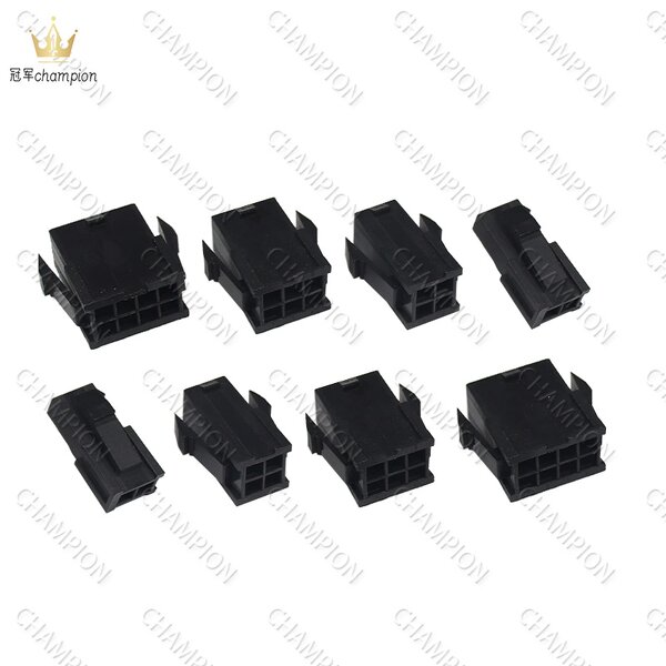5557/9 Mother Shell Connector - Manufacturer Black 4.2mm Double Bank 2P-10P Air Docking