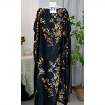 African Fashion Dress Manufacturer - Printed Floral Turkey Kaftan Islamic Clothing Abaya Women Muslim Female Gown