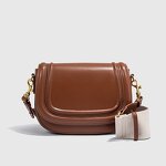 Saddle Crossbody Bag Manufacturer - Women's Small for Women 2025 Wide Canvas Shoulder Strap Vintage Underarm
