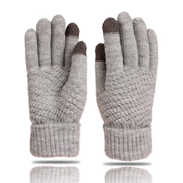 Stretch Knit Gloves Manufacturer - Female Mittens Winter Warm Accessories Magic Touch Screen Sensory for Women