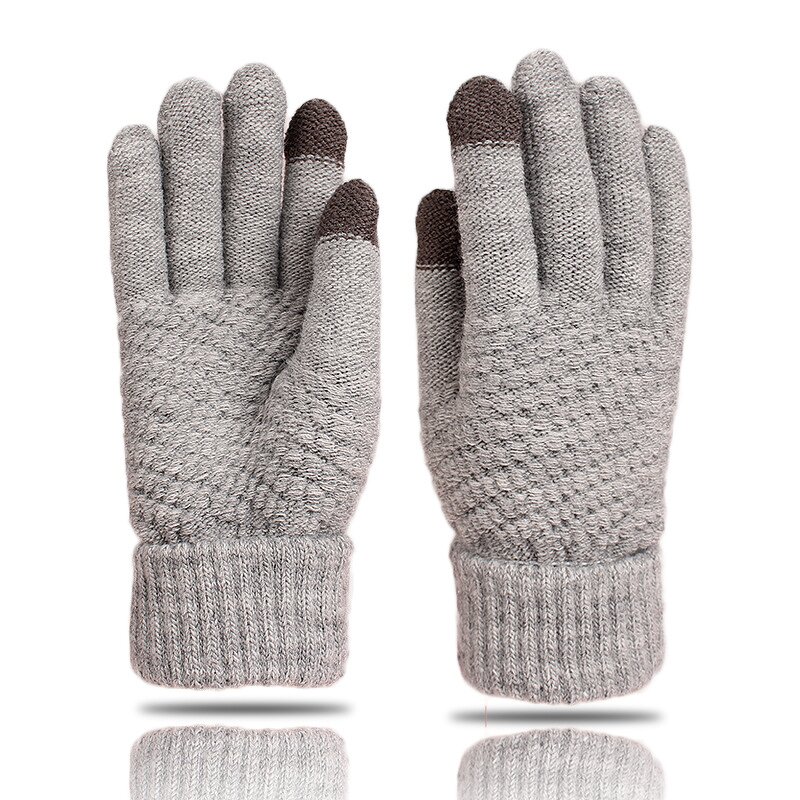 Stretch Knit Gloves Manufacturer - Female Mittens Winter Warm Accessories Magic Touch Screen Sensory for Women