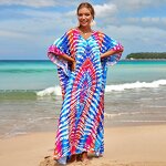 Kaftan Summer Dress Manufacturer - 2025 New Arrive Butterfly Maxi Long Casual Floor-Length Kimono Beach Cover up