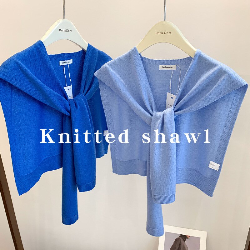 Knitted Wool Shawl Manufacturer - 2025 New Collar Small Decorative Collar Wool Knot Decorative Scarf