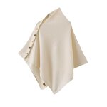 Wool Shawl Manufacturer - 2025 New 100% for Women Winter Autumn Fashion Versatile Diagonal Buckle Loose High-end