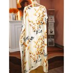 African Fashion Dress Manufacturer - Printed Floral Turkey Kaftan Islamic Clothing Abaya Women Muslim Female Gown