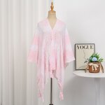 Shawl Scarf Manufacturer - Ethnic 2025 New Fashion Knitted Tassel Hollowed Out Anti Roll Cloak for Women