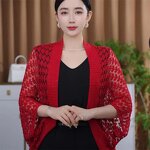 Knitted Shawl Manufacturer - Hot Selling Autumn Winter Boho Vintage Ethnic Style Cloak Outwear Scarf for Women