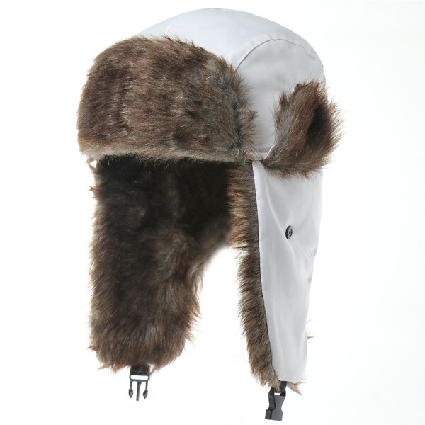 Winter Trapper Hat Manufacturer - Men's Aviator Trooper Earflap Warm Russian Waterproof Ski Bomber Ear Protectors