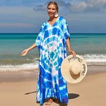 Kaftan Summer Dress Manufacturer - 2025 New Arrive Butterfly Maxi Long Casual Floor-Length Kimono Beach Cover up