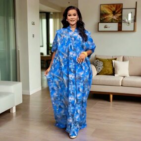 Abaya Dress Manufacturer - Newest for Women Dubai African Muslim Ankara Dashiki Caftan Marocain Evening Satin Boubou