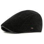 Corduroy Beret Manufacturer - Men Fashion Spring Autumn Thick Warm Women's Flat Hat Vintage Casual Unisex