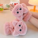Fingerless Gloves Manufacturer - Plush Female Winter Mitten Soft Warm Student Women Flip Outdoor Write