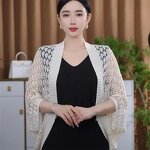 Knitted Shawl Manufacturer - Hot Selling Autumn Winter Boho Vintage Ethnic Style Cloak Outwear Scarf for Women