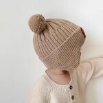 Pullover Beanie Manufacturer - Autumn Winter Cute Bear Embroidered Child Windproof Warm Soft Free Cartoon