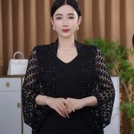 Knitted Shawl Manufacturer - Hot Selling Autumn Winter Boho Vintage Ethnic Style Cloak Outwear Scarf for Women