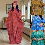 Abaya Dress Manufacturer - Newest for Women Dubai African Muslim Ankara Dashiki Caftan Marocain Evening Satin Boubou