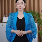 Knitted Shawl Manufacturer - Hot Selling Autumn Winter Boho Vintage Ethnic Style Cloak Outwear Scarf for Women