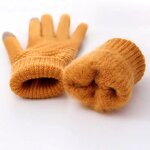 Stretch Knit Gloves Manufacturer - Female Mittens Winter Warm Accessories Magic Touch Screen Sensory for Women