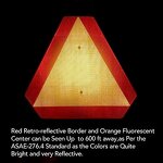 Safety Sign Manufacturer - SMV Reflective Aluminum Diamond Grade Triangle for Outdoor