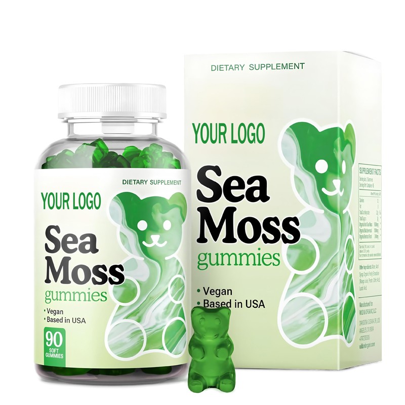 Elderberry Gummies Factory - Vegan Sea Moss Algae Bladderwrack Burdock Root