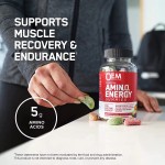 Pre-Workout Gummies Manufacturer - OEM/ODM Muscle Fitness Energy Amino Acid Infused