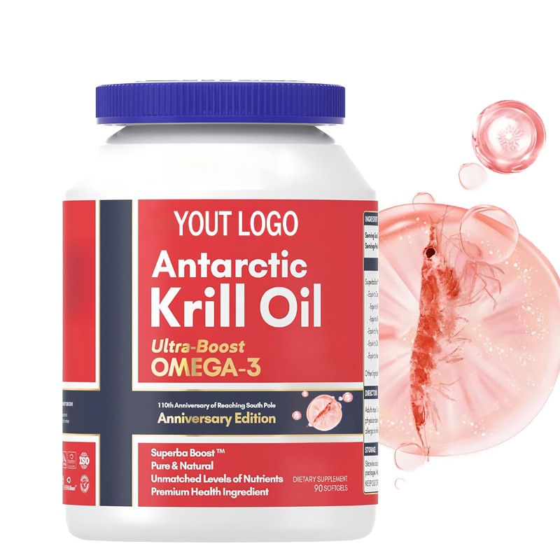 Krill Oil Softgel Factory - OEM ODM Custom Machining Omega 3 EPA DHA