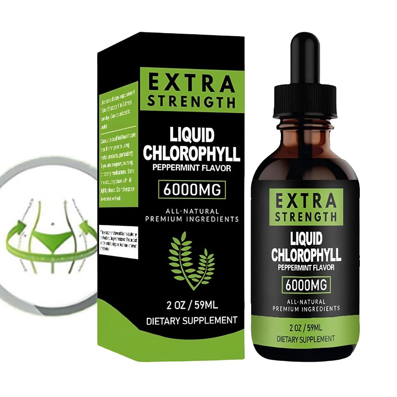 Chlorophyll Liquid Manufacturer - Natural Botanical Mint Mulberry Leaf Immune Detox