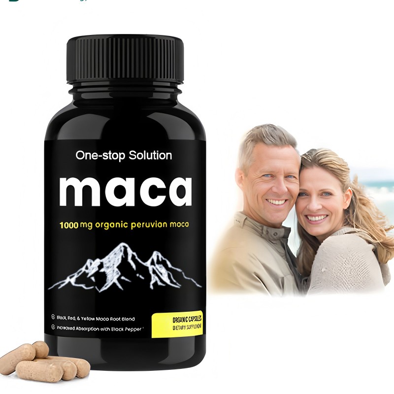 Vitamin C Maca Capsules Manufacturer - OEM Private Label Male Energy Supplement