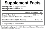 Maca Root Powder Capsules Factory - Vegetarian Pills Black Red Yellow Extract