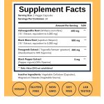 Ashwagandha Capsules Factory - Maca Root Fenugreek Extract Vegetarian Supplement