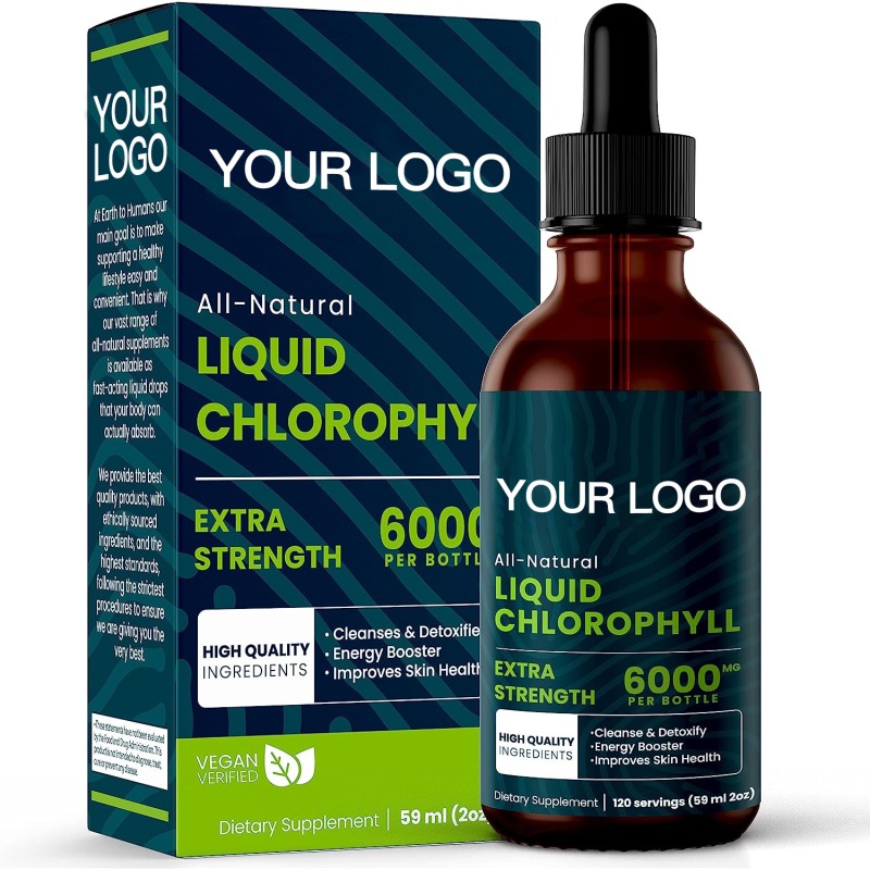 Liquid Chlorophyll Drops Manufacturer - OEM/ODM Private Label Herbal Extract Energy