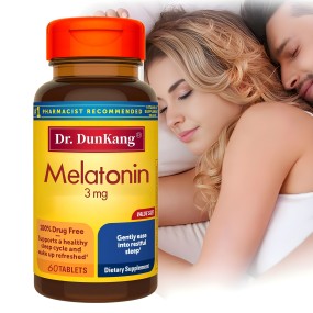 Melatonin Tablets Manufacturer - OEM/ODM 3mg Sleep Stress Mood Calming
