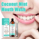 Coconut Oil Mouthwash Manufacturer - Hot Selling Natural Essential Oil & Vitamin E Alcohol Free Teeth Whitening