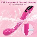 Female Sex Vibrator Manufacturer - High Frequency 9 Function Digital Displays with Clitoral Stimulation