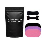 Snore Stop Nose Strips Manufacturer - Direct Factory Strengthening Body Patches Nose Plaster Black Breathing