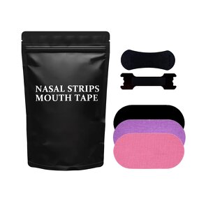 Snore Stop Nose Strips Manufacturer - Direct Factory Strengthening Body Patches Nose Plaster Black Breathing
